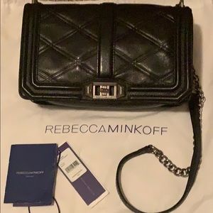 Rebecca Minkoff black leather crossbody